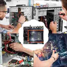 1套 颜色：黑色 材质：PCB X99电脑主板DDR4服务器LGA2011-3针E5
