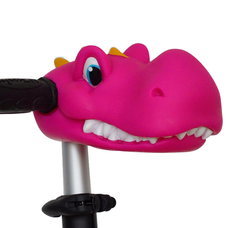 Suministro transfronterizo de accesorios de cochecito para niños scooter dibujos animados lindo cabeza de animal decoración bicicleta anticolisión casco