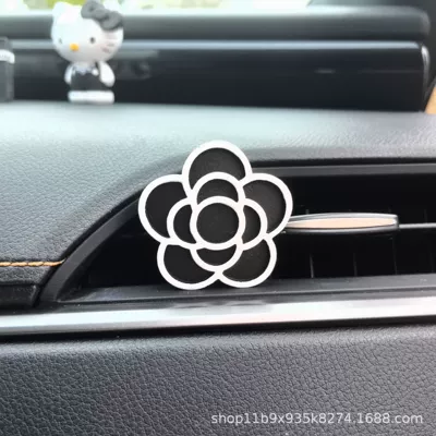 Car Air Freshener Car Perfume Aromatherapy - black-camellia