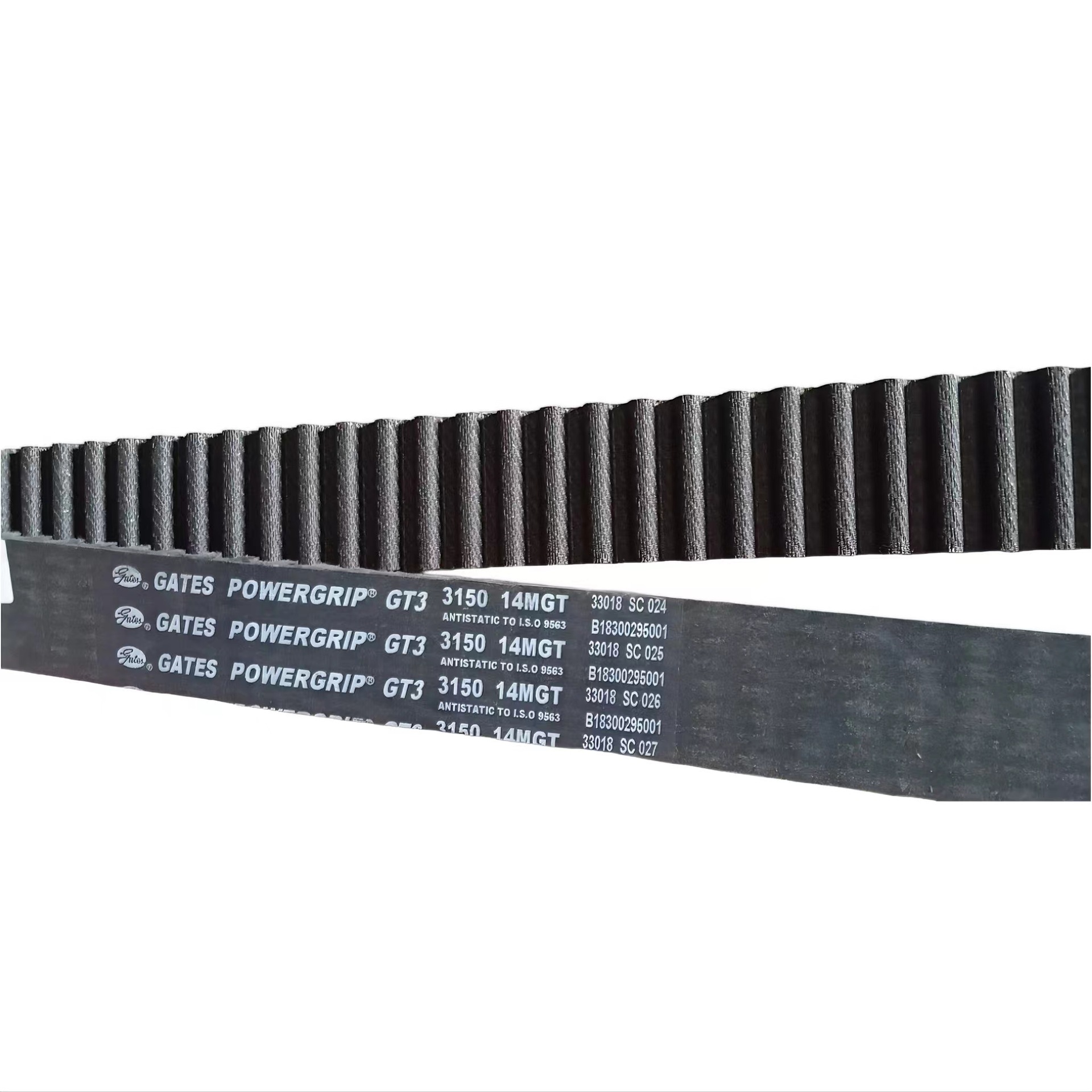 美国盖茨Gates橡胶圆弧齿同步带齿形传动带工业皮带14MGT3-1148