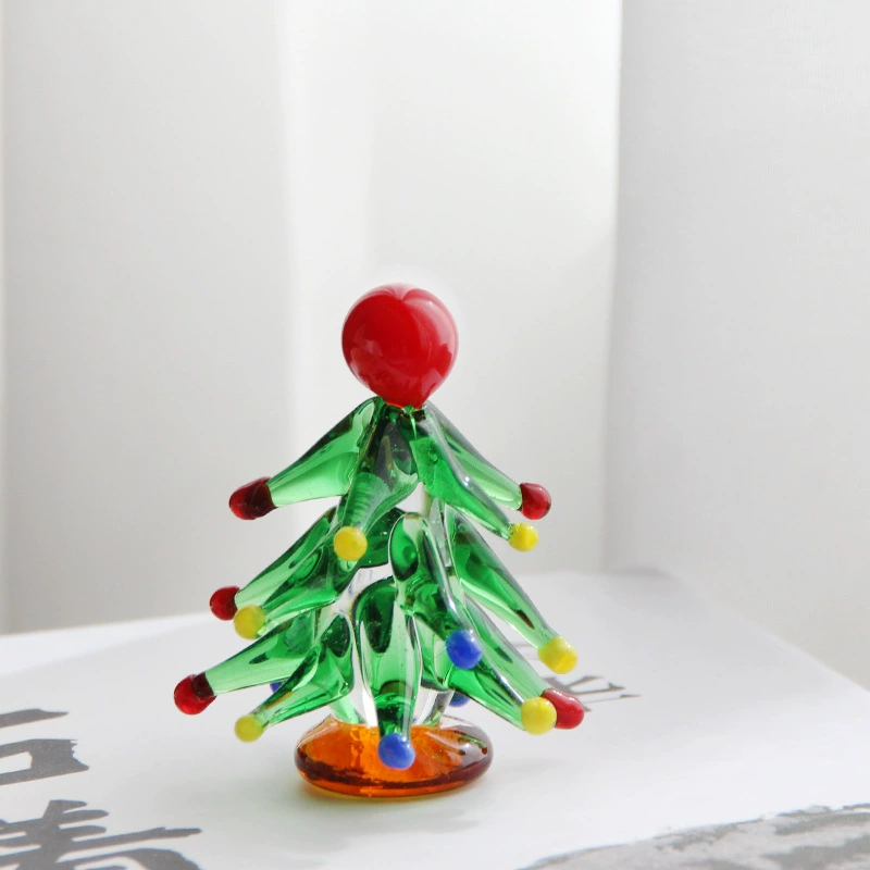 Glass holiday ornament, assorted gift box styles, handmade fragile decorations 4.5–13 cm