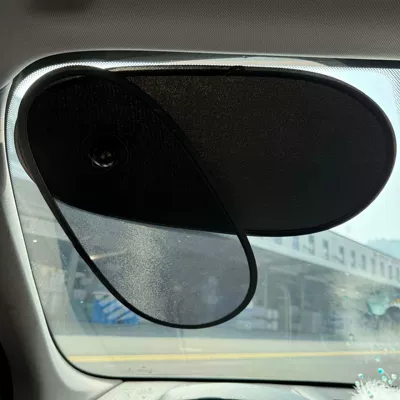 Nume Car Side Window Sunshade Net, Sun shade - black-silver-coated-mesh