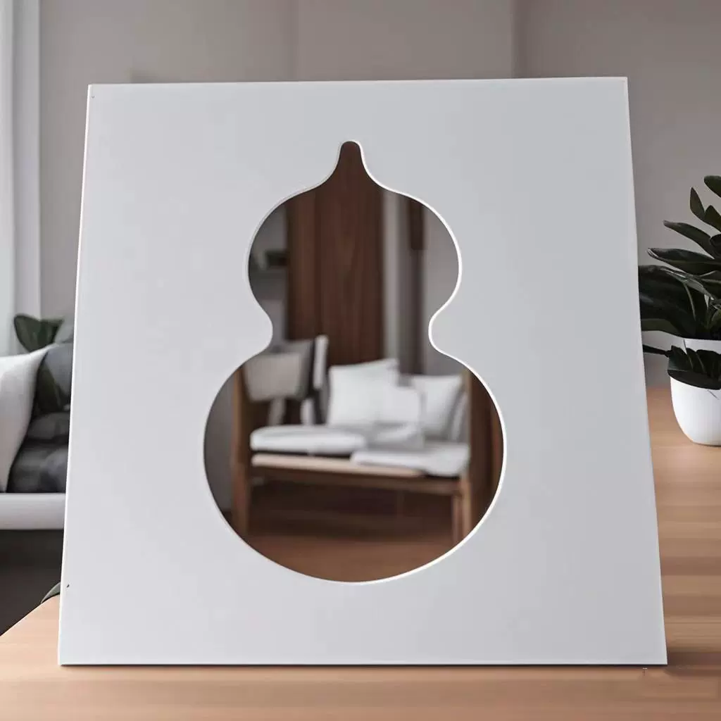 葫芦造型相框卡纸源头厂家 diy手工绘画作品 照片墙内衬镂空卡纸