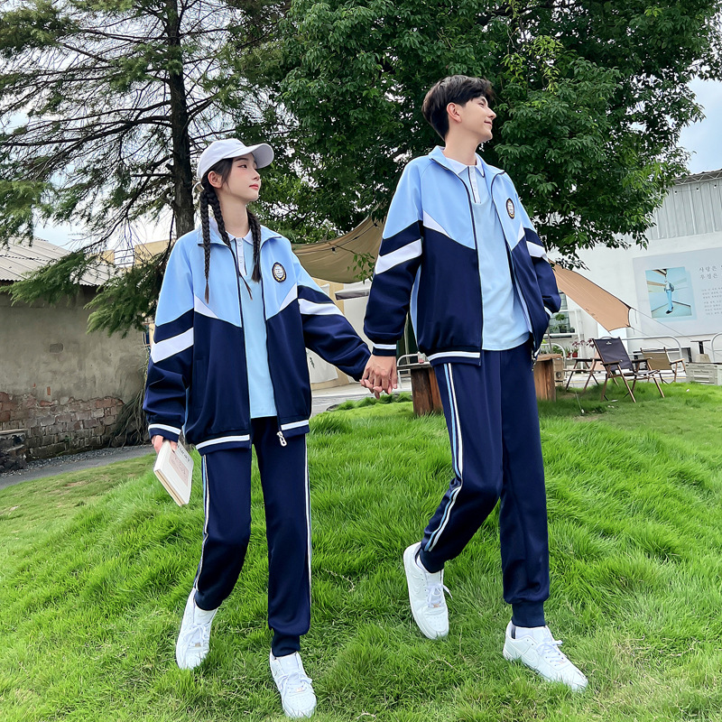 一件代发2023大量现货 实拍#情侣装秋冬季卫衣外套套装学生班服运