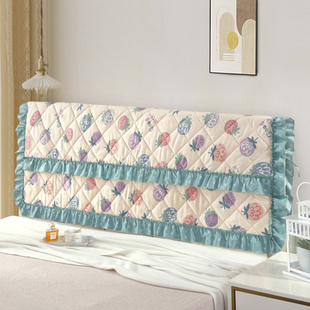 ft cotton garden cotton quilted fabric bed hood bed hood dust cover 1.5 m1.8 m backrest cover soft bag protection
