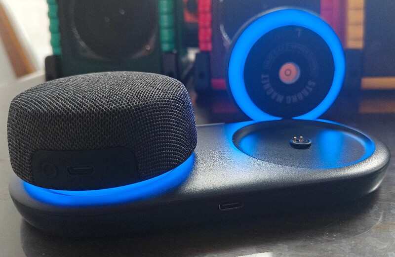 2025 Best-Selling Magnetic Bluetooth Speaker, Golf-Themed Bluetooth Mini Speaker with Base Charging, Desktop Stereo Surround Sound