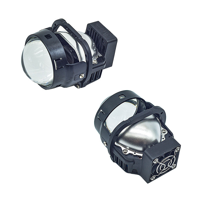 FANKAl faro de automóvil 2.5 pulgadas doble copa de lámpara transformación de 75W de alta potencia doble lente de luz BI LED