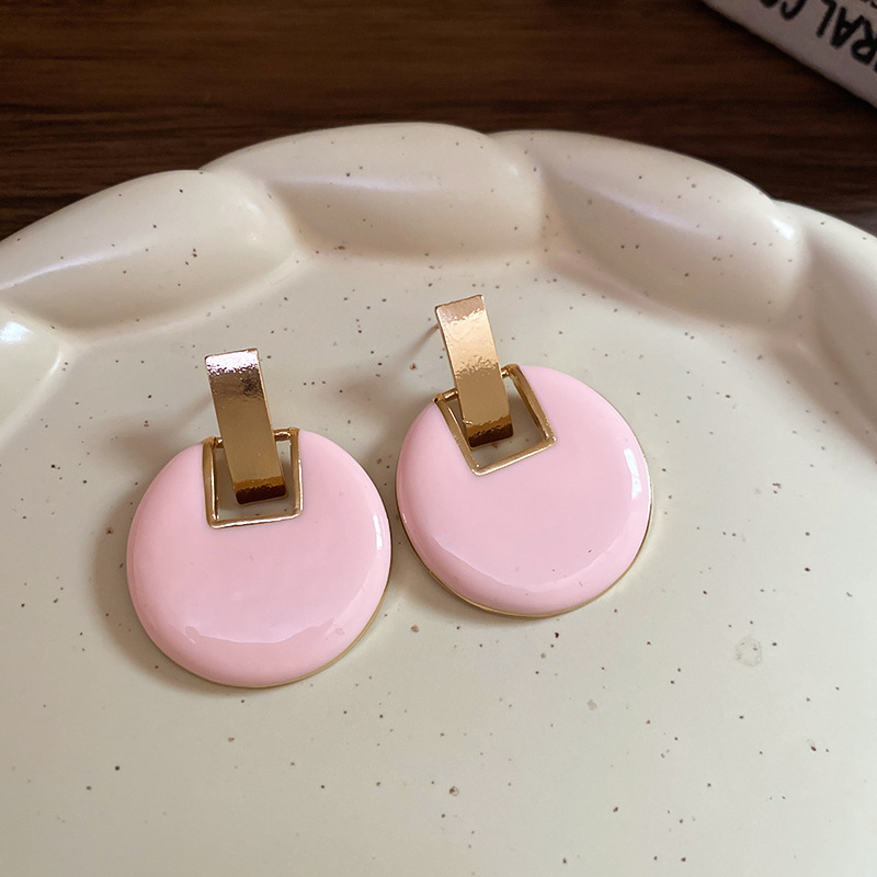 Aguja de plata Pendientes de flores dulces rosas Pendientes lindos de todo fósforo de la serie Mori Pendientes de diseño de moda de nicho al por mayor femenino