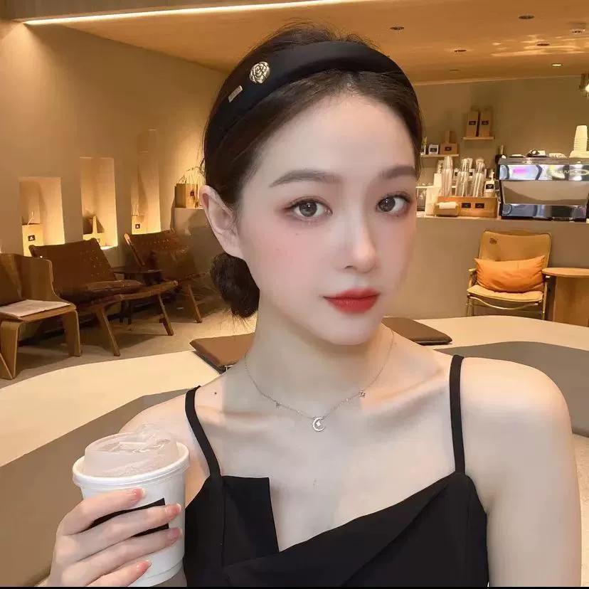 Маленький горный чай, элитная повязка на голову, стиль Chanel, коллекция 2022 года, интернет-знаменитость, Южная Корея
