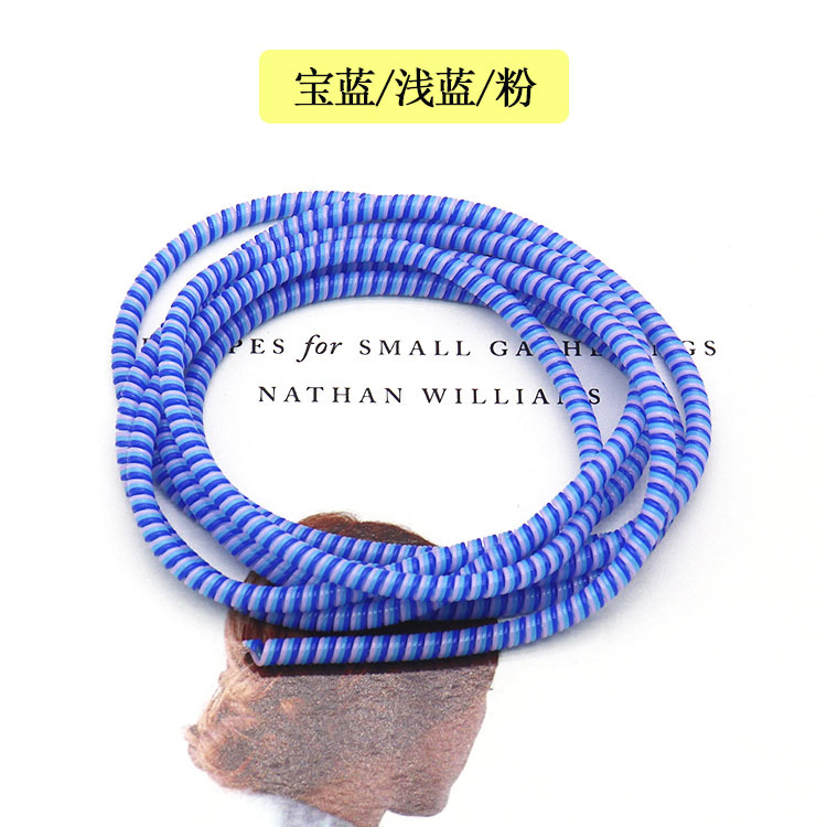 Directo de fábrica 1,4 M tres en uno cable de datos Cable de protección cable de datos manga protectora cuerda de resorte de bobinado