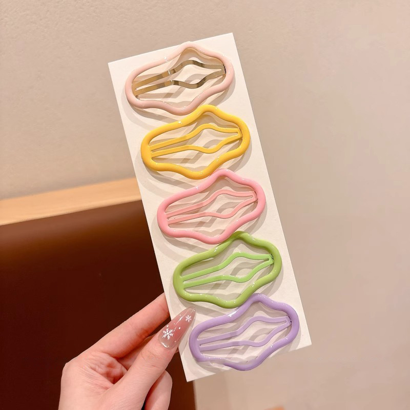 Niños dulces y lindos nubes clips bang niñas de alto valor facial clips de cabello rotos niñas frente lateral clips bb clips