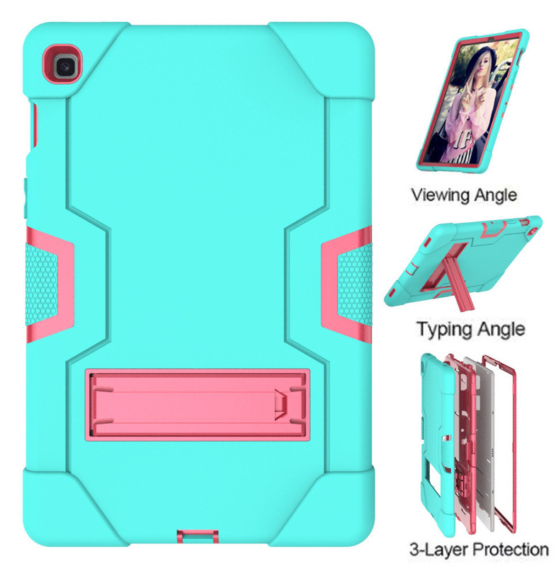 Suitable for Samsung Tab S5E Kidsren's Protective Case T720/T725 Horizontal and Vertical Stand All-Inclusive Silicone Anti-Fall Shell