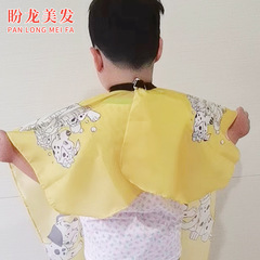 Children's hairdressing cape cartoon print pattern hairdressing cape baby hairdressing scarf puppy pattern hairdressing robe