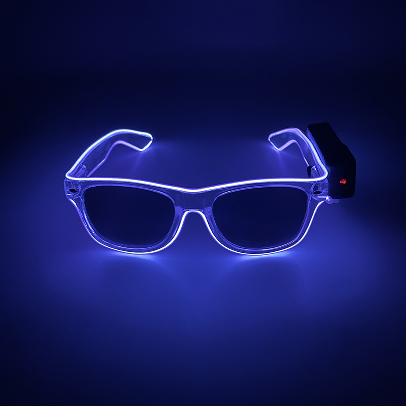 Amazon LED luminoso gafas bola personalizada el flash decoración bar disco partido regalo props fabricante