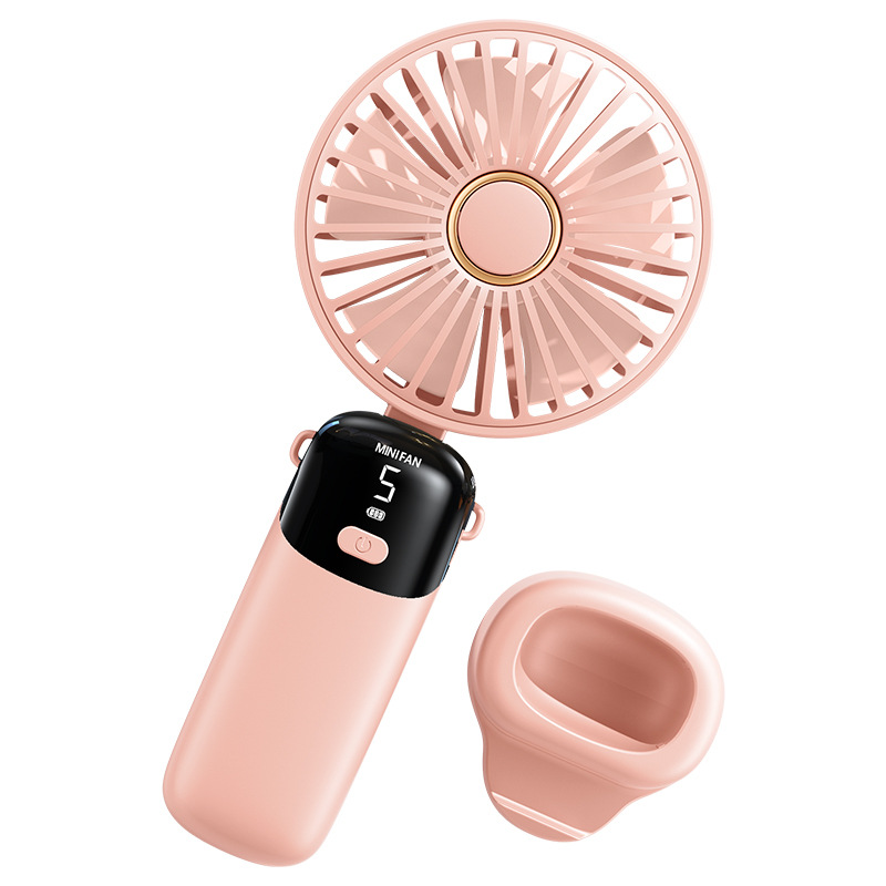 Handheld small fan cute portable portable small electric fan silent mini charging dormitory office desktop