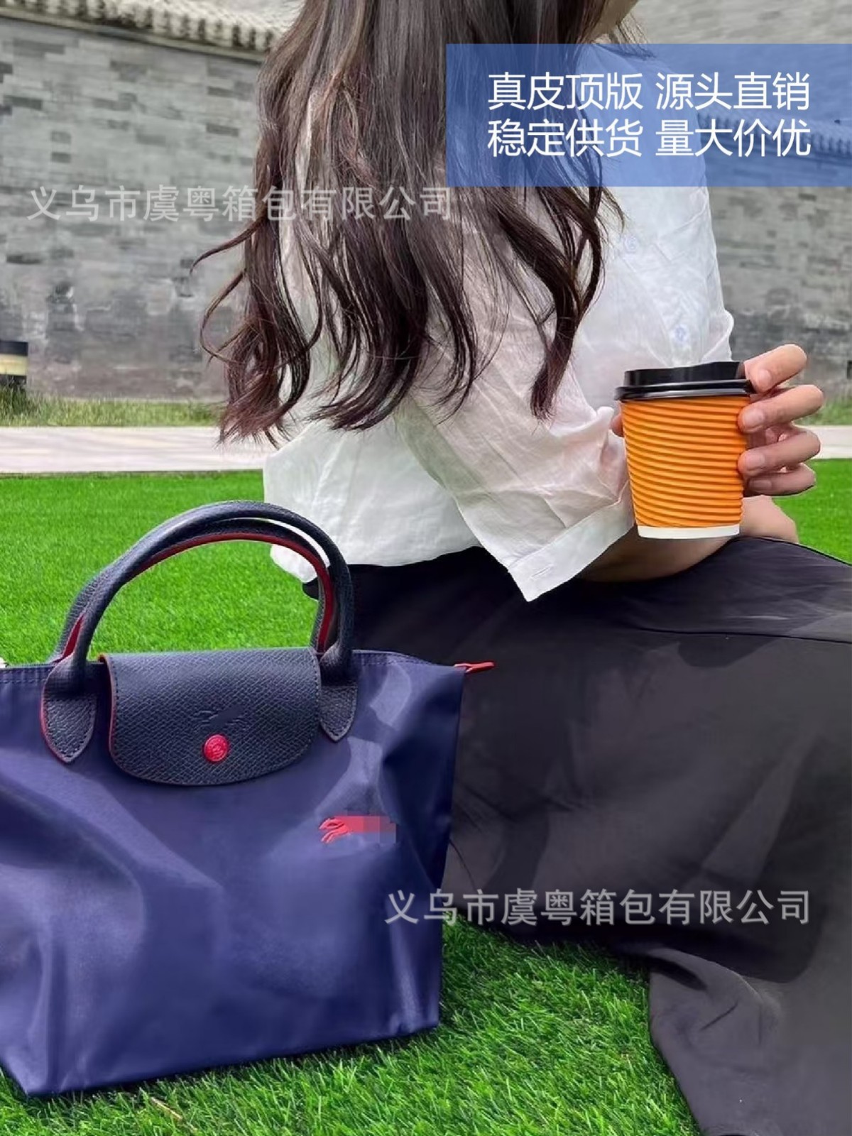 【High Quality】Dragon Embellished Anniversary Edition Tote Bag Genuine Leather Nylon Large Capacity Dumpling Bag Handbag Mommy Bag