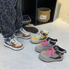 儿童运动鞋2025秋季新款男童高帮透气板鞋女童时尚百搭学生篮球鞋