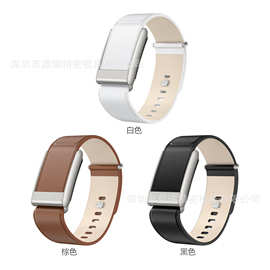 官方同款whoop钉扣表带适用WP5.0腕带商务高端皮革表带whoop表带