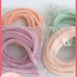 6mm/3mm彩色超密羊毛毛根扭扭棒毛条DIY材料包解闷手工diy材料包