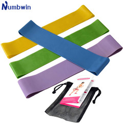 Yoga Resistance Circle 500 Latex Butt Workout Pulling Circle Resistance Band Booty Shaping Circle Yoga Fitness Six-piece Set Squat Ring