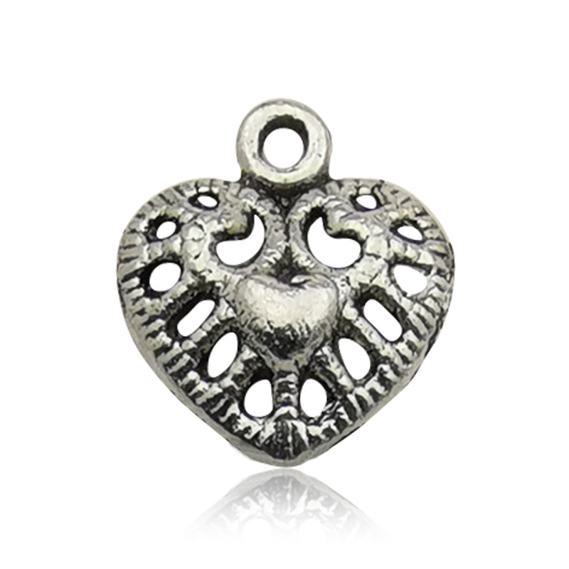 Amor de plata antiguo 13343-0.5g10x11