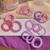 Purple cute base fresh telephone, hair accessory, South Korea, wide color palette