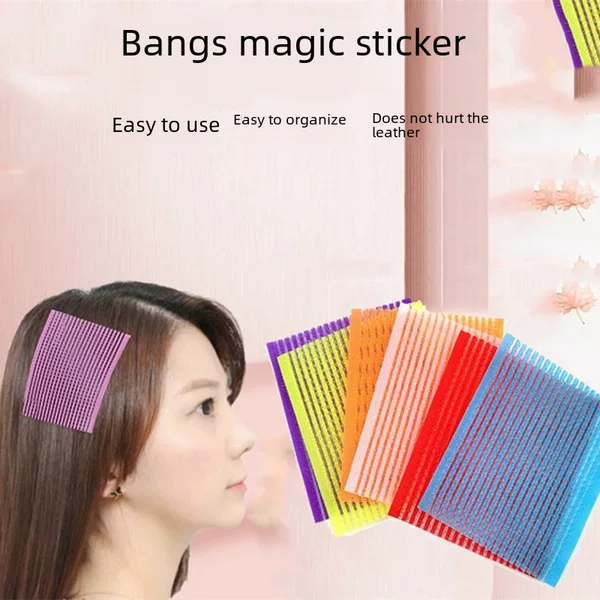 Korean style large bangs stickers magic stickers broken hair stickers Velcro female hair finishing sticky hair stickers female hair stickers