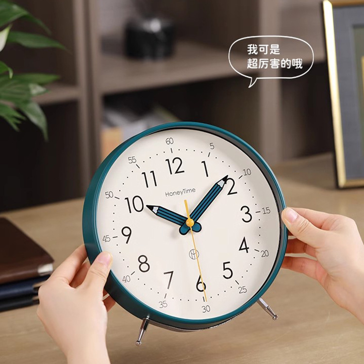 Reloj de escritorio péndulo de escritorio reloj de escritorio doméstico relojes de escritorio decoración de la sala de estar silencioso nuevo