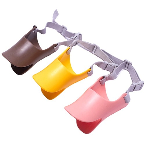 Pet Duck Bill Cover for Dogs Anti-Barking and Anti-Biting Mouthguard for Puppies, Dachshunds, Bichons, Golden Retrievers - Soft Mouthguard, Factory Wholesale