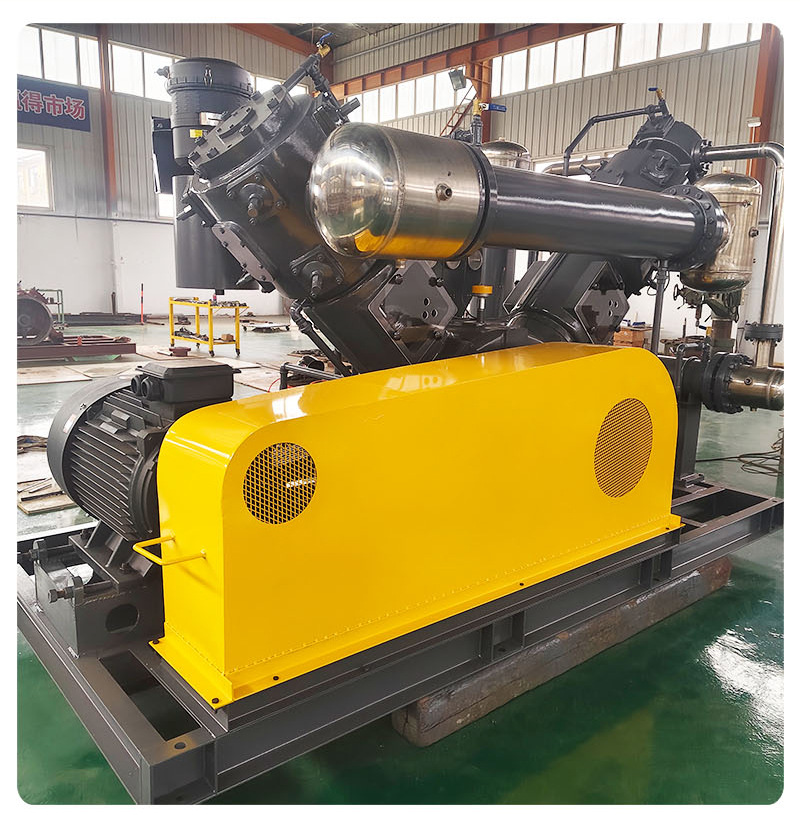 PET bottle blowing oil-free high-pressure piston compressor, food and beverage bottle continuous operation high-pressure blowing air compressor
