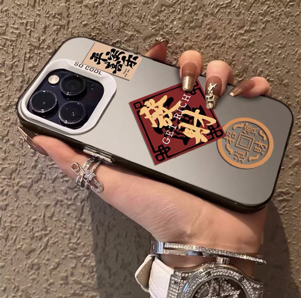 Color Silver Shell-White-Fortune Lucky Fortune 9856