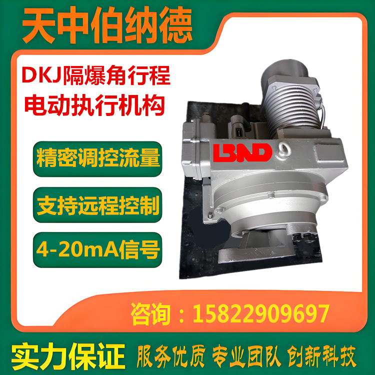 厂家直供DKJ-4100DB隔爆电动执行器 伯纳德自控电动执行机构批发