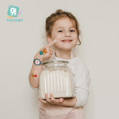 瑞卡龍新款跨境防水汗兒童紋身貼農場動物卡通紋身貼紙廠家批發