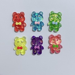 新しい漫画かわいい立ち小動物シリーズ手作り diy 素材携帯電話ケース冷蔵庫マグネットヘッドバンドヘアアクセサリーステッカー