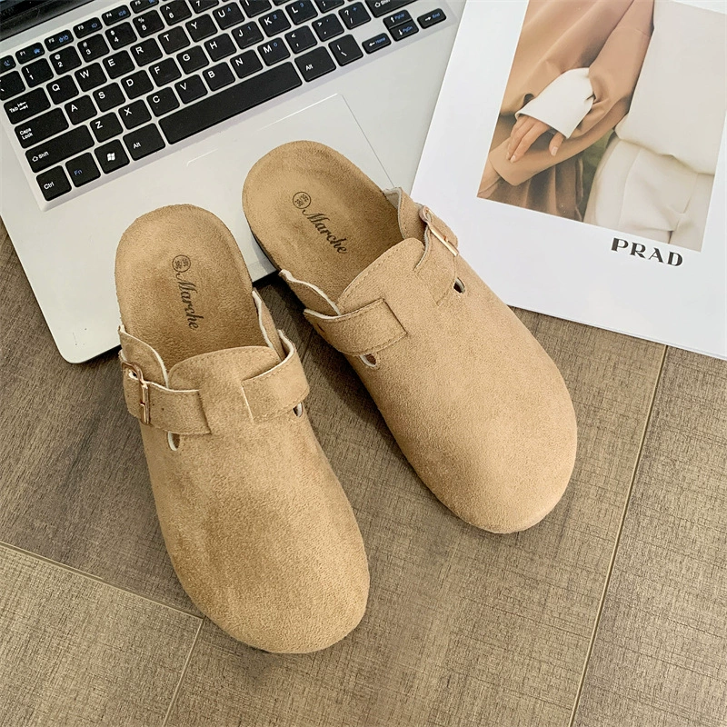 Трек Slip-On домашние тапочки унисекс, весна–лето 2024, пряжка, размеры 36–45