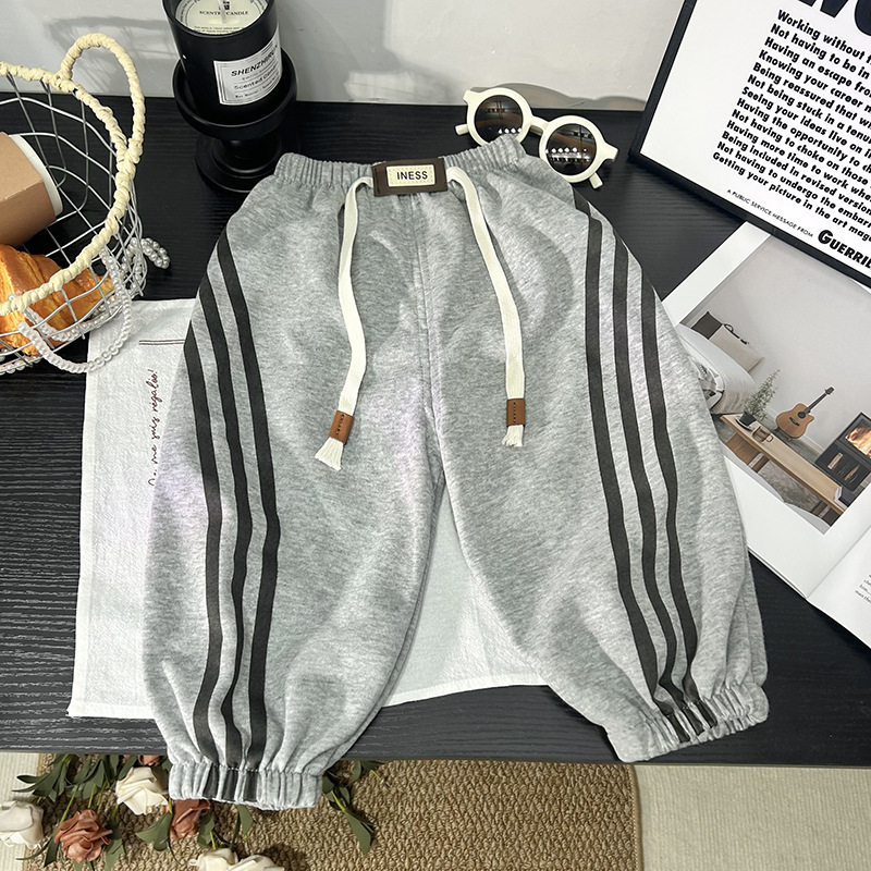 Autumn children's trousers for men and women