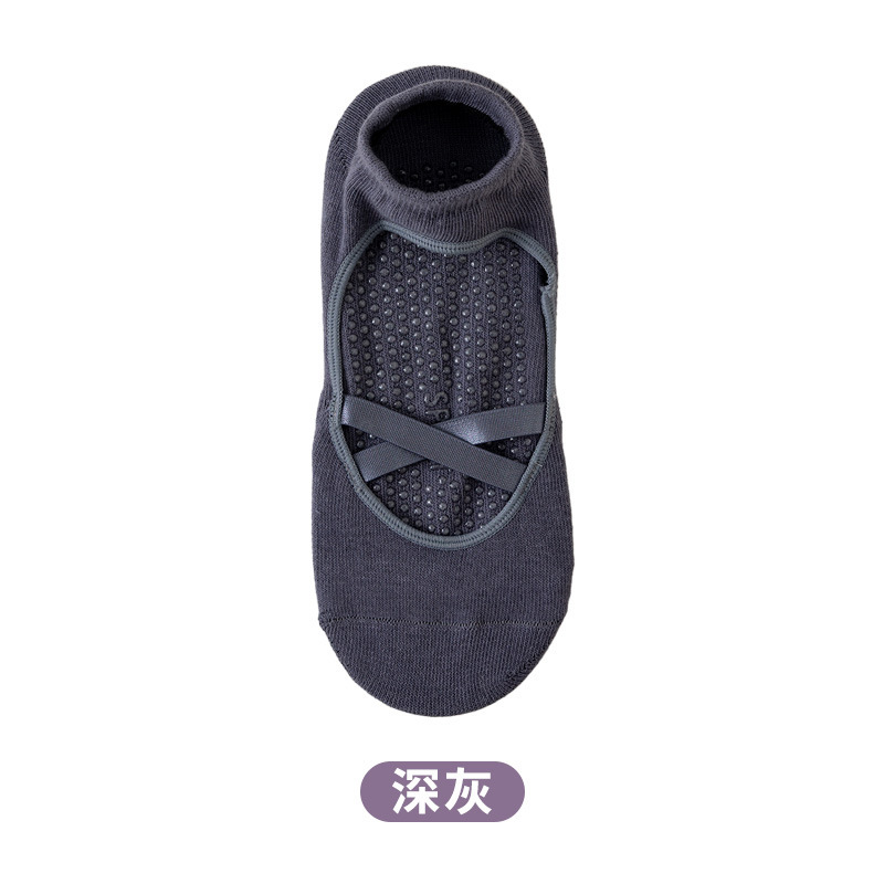瑜伽袜纯色棉袜女士普拉提袜子防滑短袜多巴胺舞蹈袜地板袜运动袜|undefined