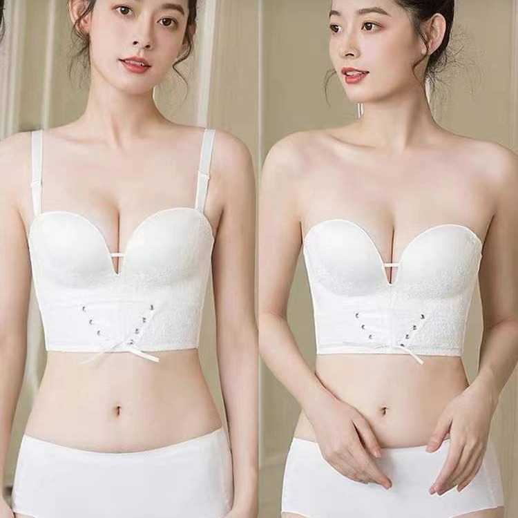 Nuevo sujetador de alta calidad de moda de encaje jacquard transpirable ajustable confortable tipo de botón múltiple tipo de ropa interior de mujer