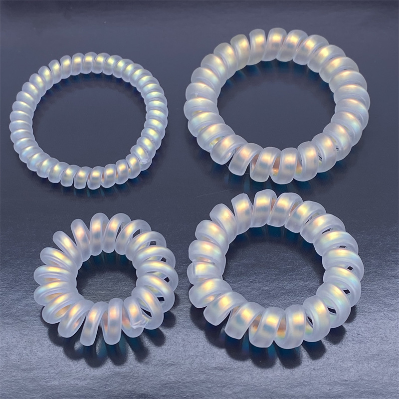 Mate colorido grande, mediano y pequeño pulsera línea telefónica banda de pelo banda de goma uno yuanes dos yuanes tienda accesorios para el cabello accesorios para la cabeza