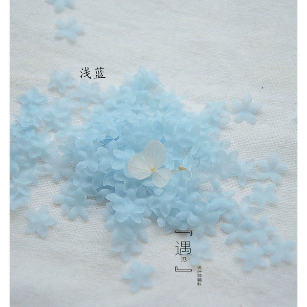 Light blue, 10 pieces of price, 1.1 cm