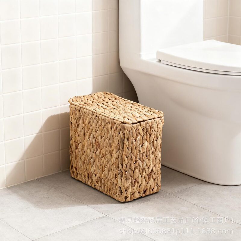 Cross-Border Woven Storage Basket Storage Basket Garbage Basket Storage Basket Bedroom Living Room Sundry Storage Basket