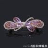 Brand advanced hair accessory, metal hairgrip for adults, golden water, big universal hairpin, high-quality style