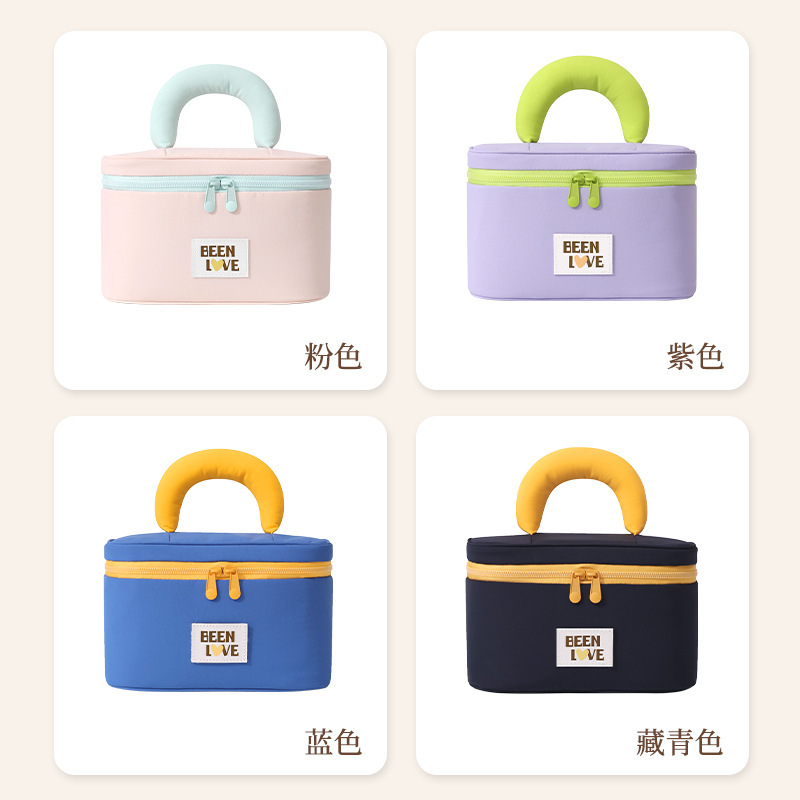 新しいマシュマロオープン蓋トイレタリーバッグ出張化粧品大容量ポータブル化粧品バッグ|undefined
