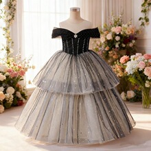 B 65601 Velvet Evening Dress for Kids ˿������� ŷ�������