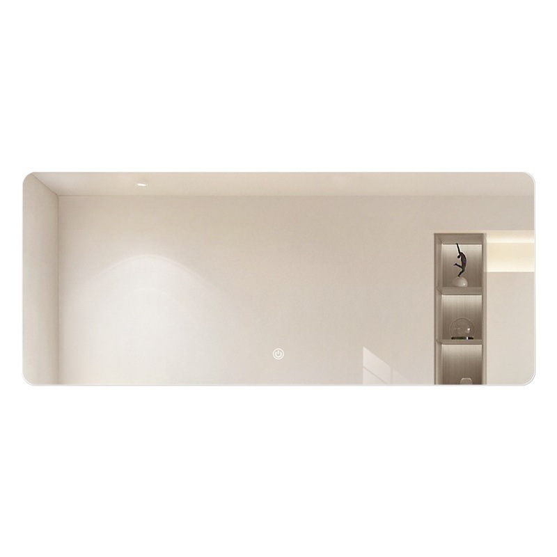 BOLEN cuadrado inteligente espejo de baño baño baño de hotel inodoro LED con luz espejo iluminado pared