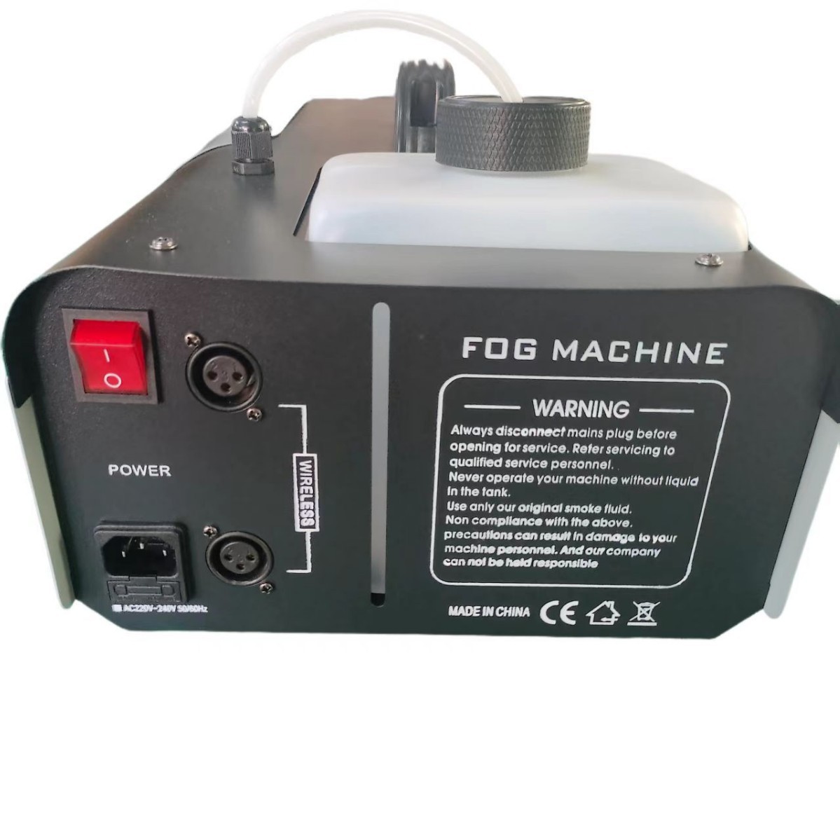Máquina de Humo Termostática para Escenario de 1500W con LED y Control Remoto