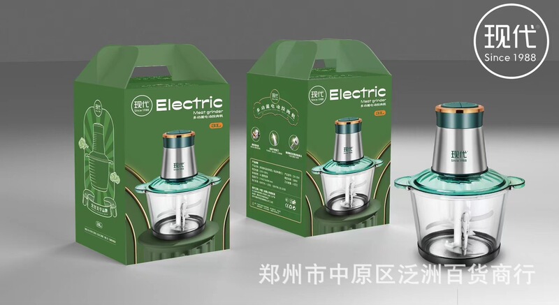 現代ステンレスウインチ家庭用電動小型全自動攪拌料理餃子大容量ウインチプレゼント|undefined