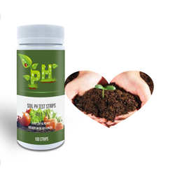 土壤酸碱度PH检测试纸条，土壤测试条100条装