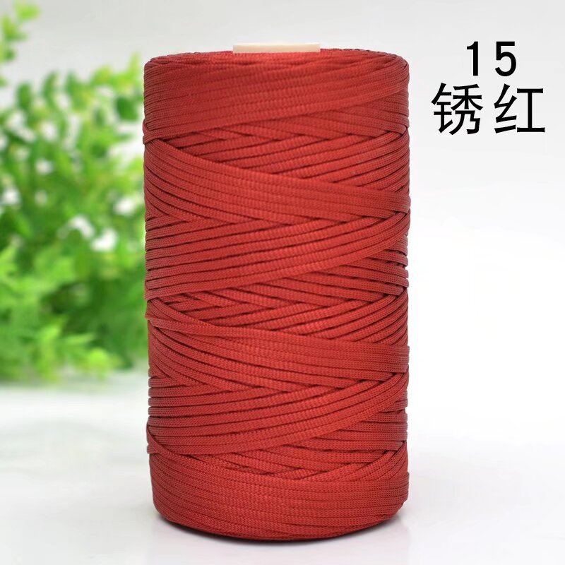 Algodón mercerizado, lino, laca, hilo de seda de hielo, bricolaje tejido a mano, protección solar de primavera y verano, sombrero para el sol, bolso de ganchillo, cojín, zapatos