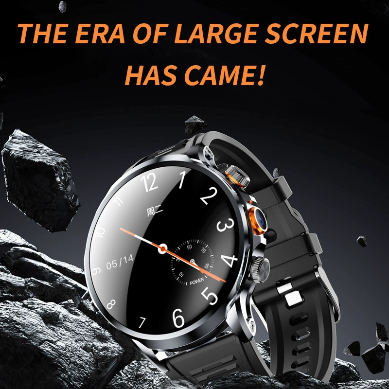 [跨境Smartwatch柚守护H18超薄圆球屏1.95寸插卡电话智能手表sim卡]
